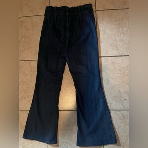 We The Free Dark Indigo Flare Jeans